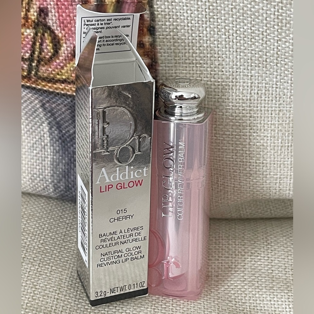 Dior Addict Lip Glow⭐️015 CHERRY⭐️NIB FULL-SIZE - Picture 3 of 5